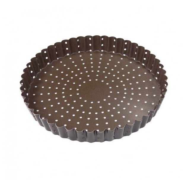 Tourtière perforée Ø 24 cm - anti-adhérent Gobel