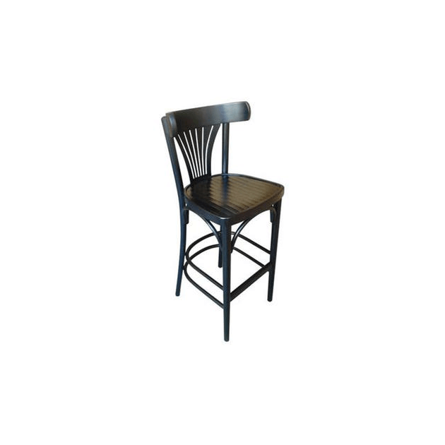 Tabouret en Bois Wengé Bistrot Ezax