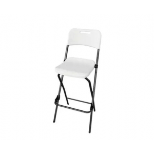 Chaise Haute Pliante en Polyéthylène Blanc Congrès Lyrose