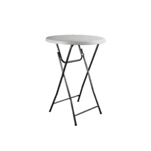 Mange-Debout Pliant Blanc Structure Noire Congrès Lyrose Mange-Debout Pliant Blanc Structure Noire Congrès Lyrose