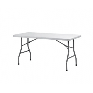 Table Rectangulaire Blanche 6 Personnes Congrès Lyrose