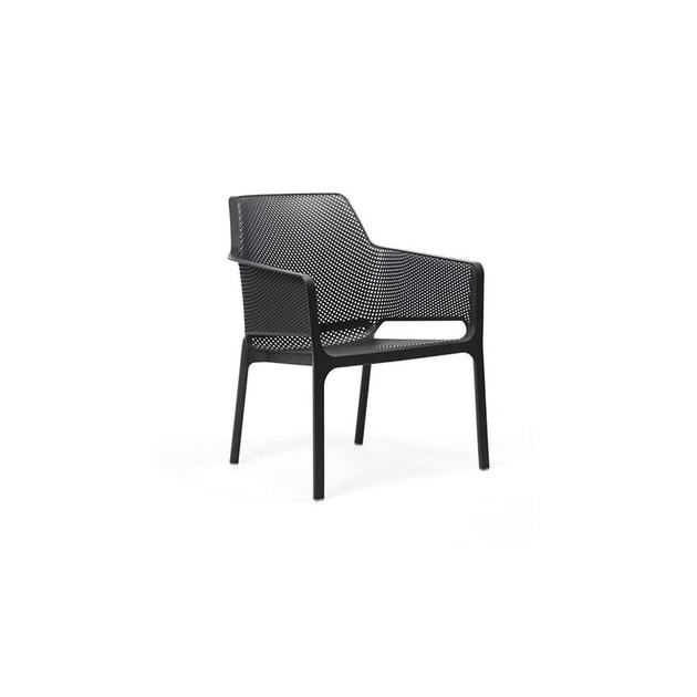 Fauteuil en Résine Anthracite Net Relax Nardi