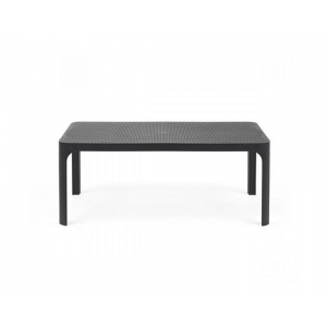 Table Basse en Résine 60 x 100 cm Anthracite Net Nardi