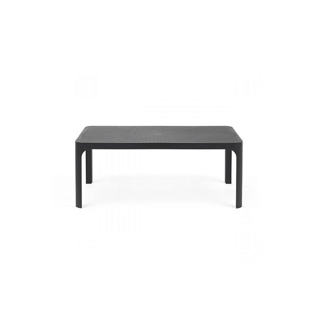 Table Basse en Résine 60 x 100 cm Anthracite Net Nardi