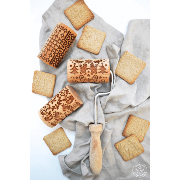 Rouleau à pâtisserie motifs