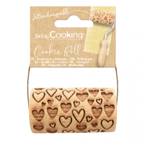 FIN DE SERIE Mini Rouleau à Pâtisserie Empreinte Coeur 7 cm Scrapcooking