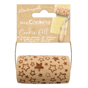 FIN DE SERIE Mini Rouleau à Pâtisserie Empreinte Etoile 7 cm Scrapcooking
