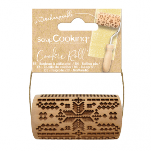 Mini Rouleau à Pâtisserie Empreinte Point de Croix 7 cm Scrapcooking Mini Rouleau à Pâtisserie Empreinte Point de Croix 7 cm Scrapcooking