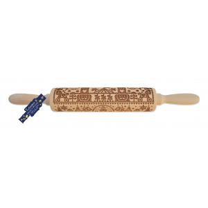 FIN DE SERIE Rouleau à Pâtisserie Motif Casse Noisette 39 cm Scrapcooking FIN DE SERIE Rouleau à Pâtisserie Motif Casse Noisette 39 cm Scrapcooking
