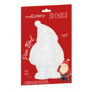 FIN DE SERIE Moule 3D Chocolat Père Noël Scrapcooking