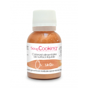 Colorant Alimentaire Liquide Or Rose 20 g Scrapcooking Colorant Alimentaire Liquide Or Rose 20 g Scrapcooking