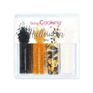 4 Décors en Sucre Halloween Mix 69 g Scrapcooking 4 Décors en Sucre Halloween Mix 69 g Scrapcooking