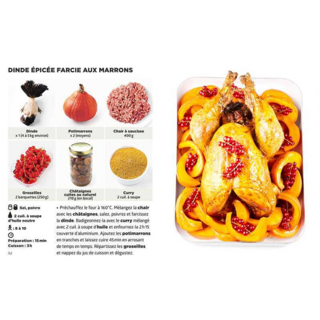 Livre de Cuisine Les recettes de Noël les + faciles du monde, chez