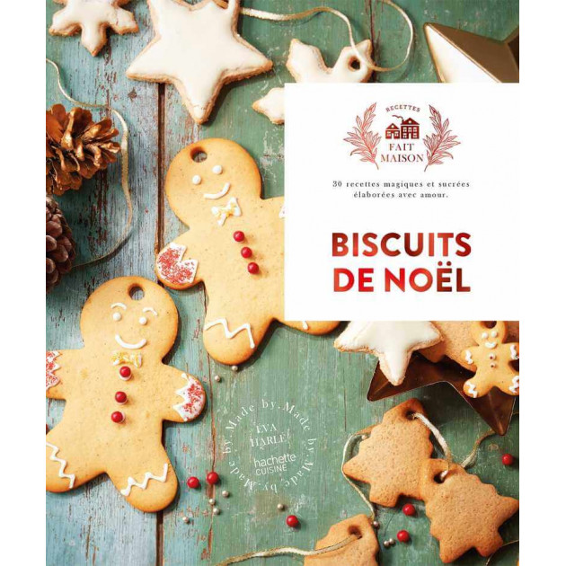 Livre de Recettes Biscuits de Noël, chez Hachette