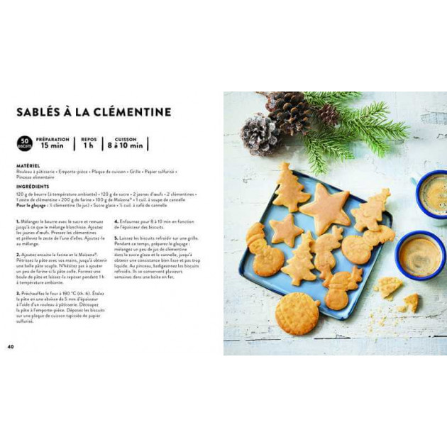 Livre de Recettes Biscuits de Noël, chez Hachette :achat, vente