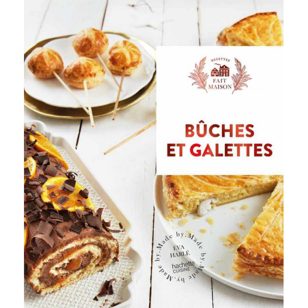 Livre de Recettes Bûches et galettes, chez Hachette