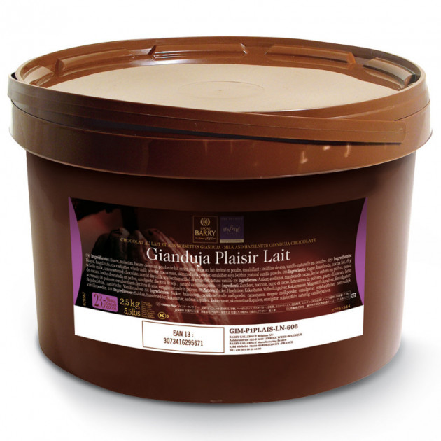 Gianduja Plaisir Lait Lenotre 2.5 kg Barry