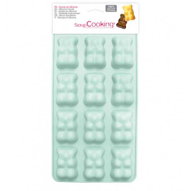 Moule Silicone Ourson Guimauve Chocolat ScrapCooking : achat