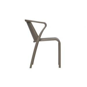 Fauteuil en Polypropylène Fado Taupe Ezpeleta Fauteuil en Polypropylène Fado Taupe Ezpeleta