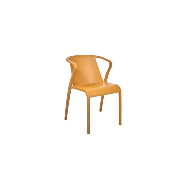 Fauteuil en Polypropylène Fado Moutarde Ezpeleta