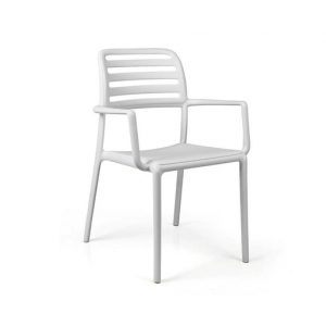 Fauteuil en Polypropylène Costa Bistrot Blanc Nardi Fauteuil en Polypropylène Costa Bistrot Blanc Nardi