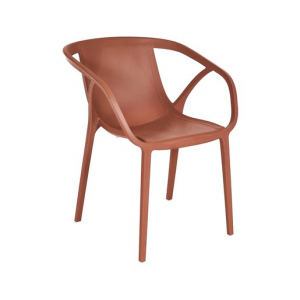 Fauteuil en Polypropylène effet Chevrons Hop Terracotta Ezpeleta Fauteuil en Polypropylène effet Chevrons Hop Terracotta Ezpeleta