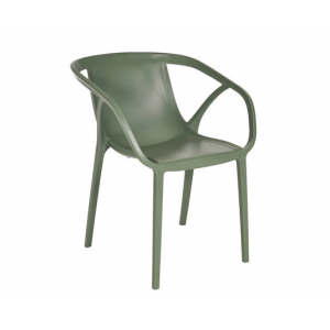 Fauteuil en Polypropylène effet Chevrons Hop Olive Ezpeleta Fauteuil en Polypropylène effet Chevrons Hop Olive Ezpeleta