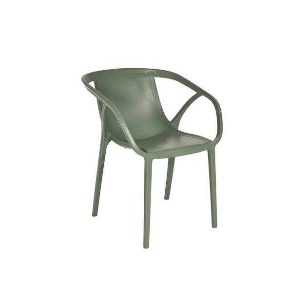 Fauteuil en Polypropylène effet Chevrons Hop Olive Ezpeleta