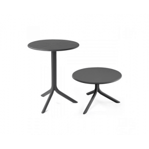 Table convertible en Polypropylène Spritz Anthracite Nardi