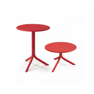 Table convertible en Polypropylène Spritz Rouge Nardi