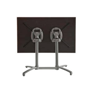 Pied de Table Double en Aluminium Gris X-One Grosfillex