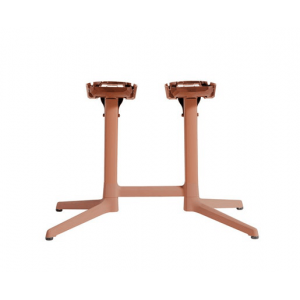 Pied de Table Double Terracotta X 2.0 Grosfillex Pied de Table Double Terracotta X 2.0 Grosfillex