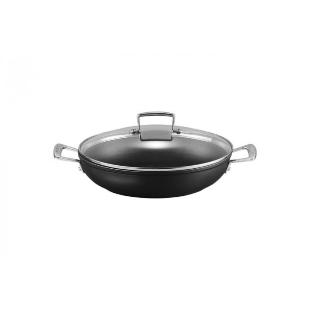 Sauteuse Provençale 28 cm Anti-Adhérente avec couvercle Les Forgées Le Creuset