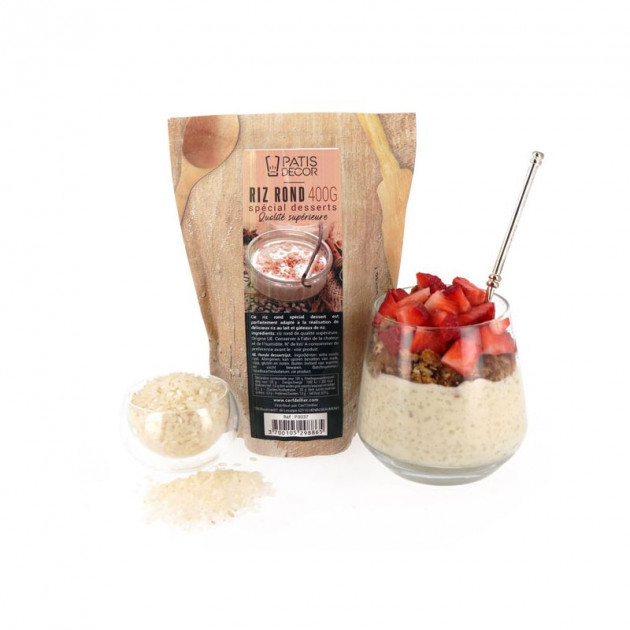 Riz Rond Pour Dessert 400 g Patisdécor