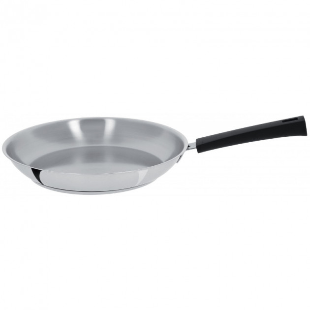 Casserole Mutine Ø 18 cm Manche Fixe Inox Cristel- Cuisineaddict