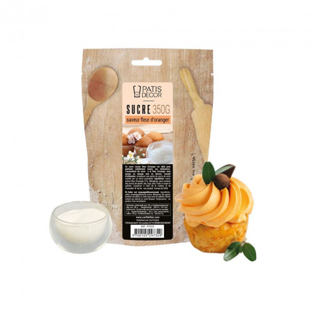 Sucre Aromatisé Fleur d'Oranger 350 g Patisdécor