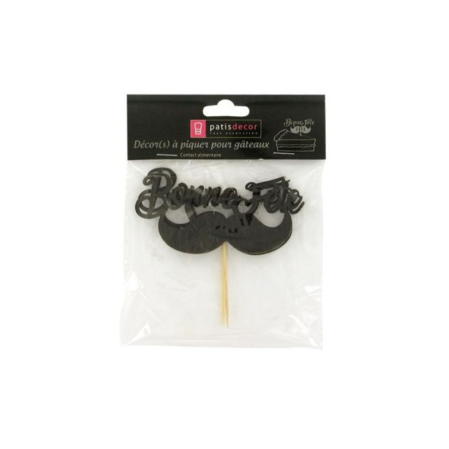 Cake toppers pour gâteaux en bois