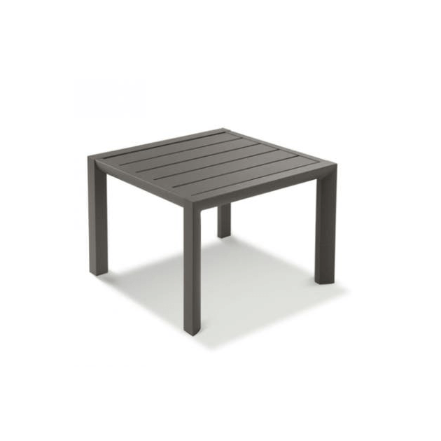 Table Basse Carrée 50 x 50 cm Noir Volcanique Sunset Grosfillex