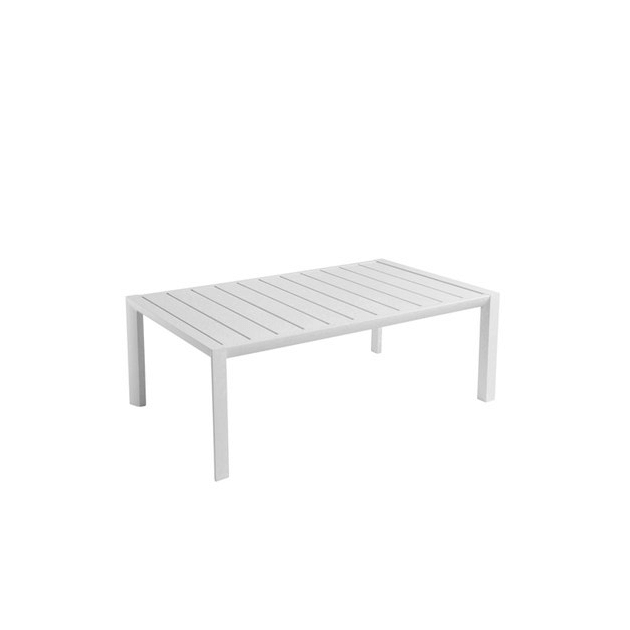 Table Basse Rectangulaire 100 x 60 cm Blanc Glacier Sunset Grosfillex