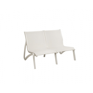 Canapé Conversationnel Blanc Glacier Toile Blanche Sunset Grosfillex Canapé Conversationnel Blanc Glacier Toile Blanche Sunset Grosfillex