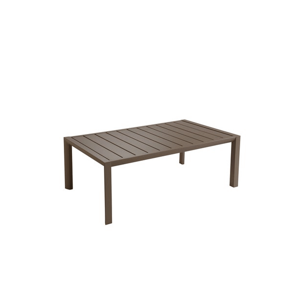 Table Basse Rectangulaire 100 x 60 cm Bronze Sunset Grosfillex