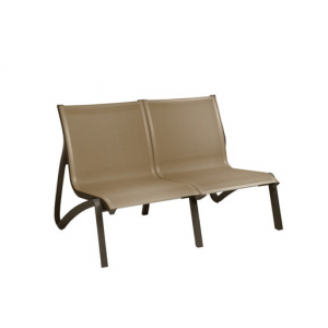 Canapé Conversationnel Bronze Toile Cognac Sunset Grosfillex Canapé Conversationnel Bronze Toile Cognac Sunset Grosfillex