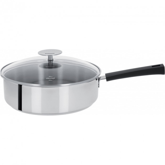 Sauteuse Mutine Ã˜ 24 cm Manche Fixe Anti-Adhesive Inox Cristel