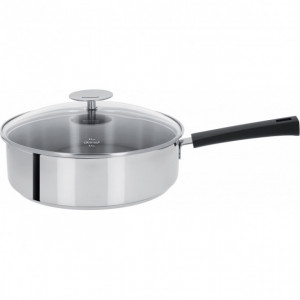 Sauteuse Mutine Ø 26 cm Manche Fixe Anti-Adhésive Inox Cristel