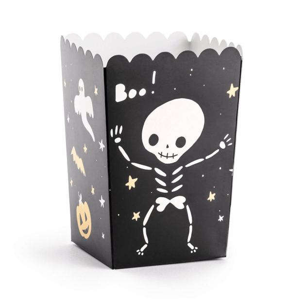 Boîte à Pop-Corn en Papier Halloween PartyDéco (x6)