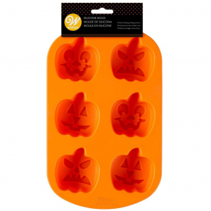 Moule silicone citrouilles 3D - moule gateau Halloween