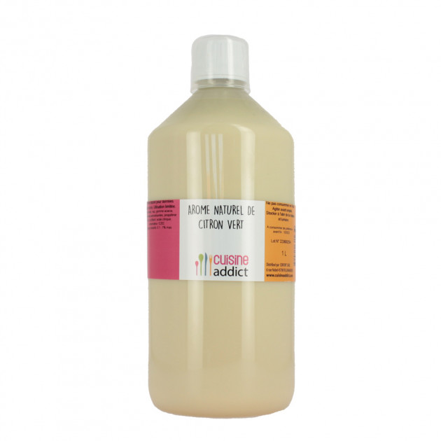 Arôme Alimentaire Naturel Citron Vert 1 L Cuisineaddict