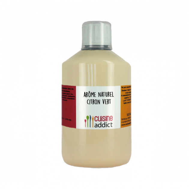 Arôme Alimentaire Naturel Citron Vert 500 ml Cuisineaddict