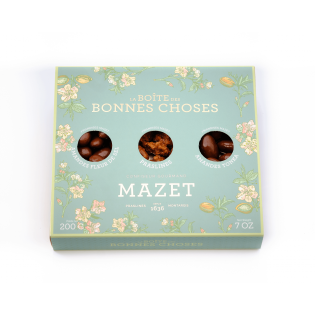 Assortiment Friandises Boîte Bonnes Choses Verte 200 g Mazet