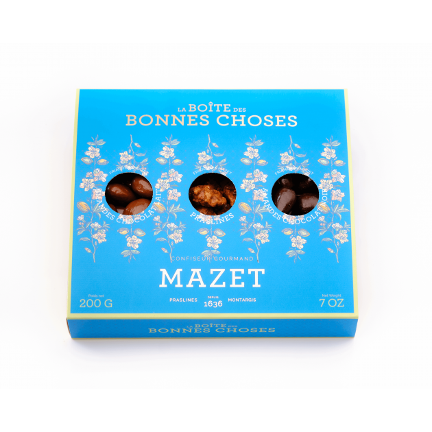 Assortiment Friandises Boîte Bonnes Choses Bleue 200 g Mazet